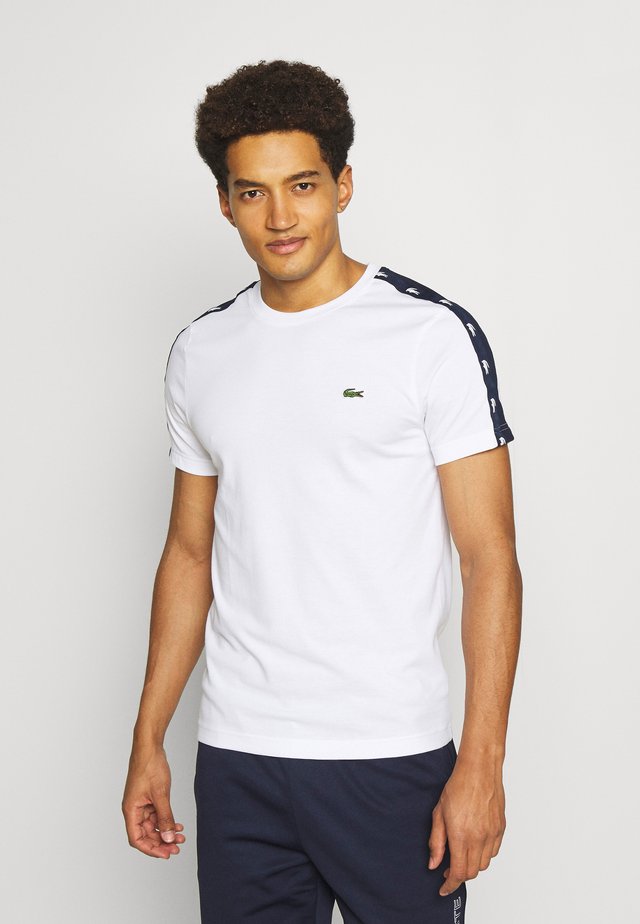 T-shirt imprimé - white/navy blue