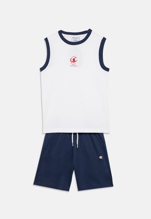 GRAPHIC SLEEVELESS SET - Šortky - white