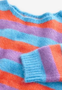 REGULAR FIT SOFT TOUCH BARDOT OFF THE SHOULDER - Neule - blue