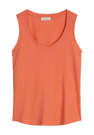 Marc O'Polo, TOP, V-NECK - Top - warm orange