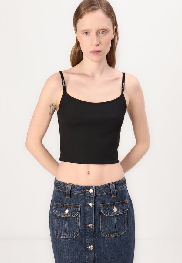 LOGO ELASTIC STRAPPY  - Top2