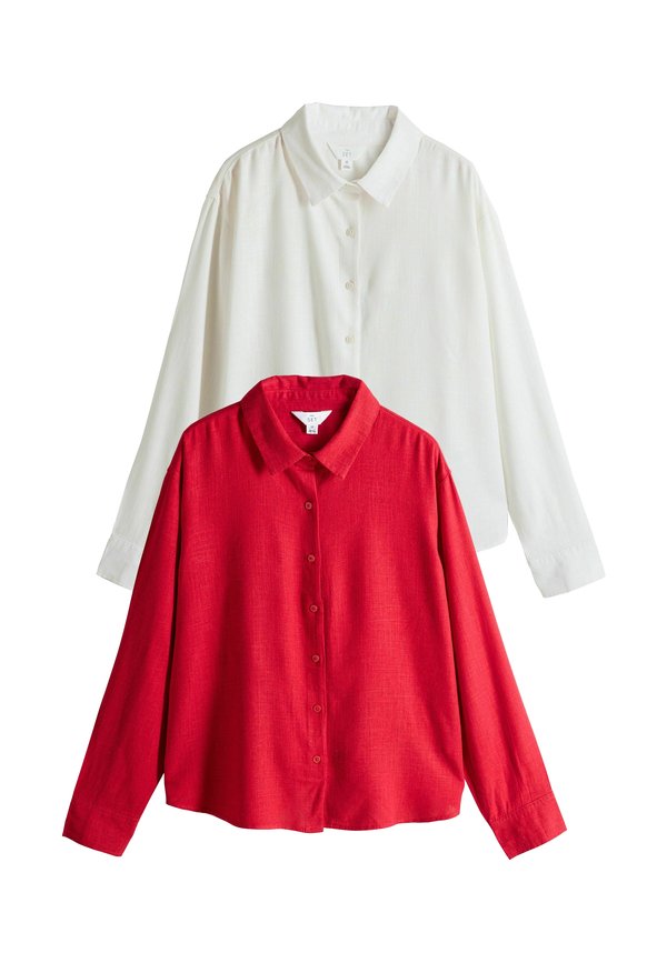 REGULAR FIT - 2 PACK  - Hemdbluse