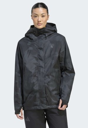 adidas Terrex, TERREX MULTI 2 LAYER CLIMAPROOF INSULATED JACKET - Яке за сноуборд - black carbon