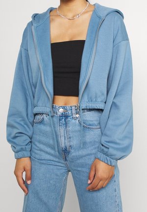 Sweater met rits - blue