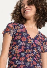 Even&Odd Vestido de dia - dark blue/multi coloured