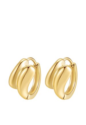 Hey Happiness, LAYERED HUGGIE - Ohrringe - gold-coloured