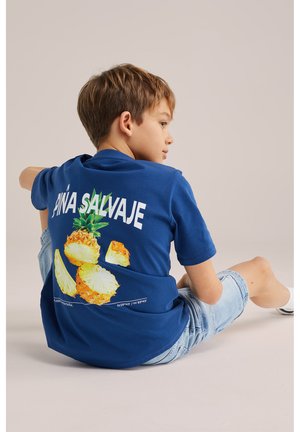 WE Fashion Trükipildiga T-särk - dark blue