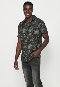Koroshi SHORT SLEEVE - Krekls - kaki   khaki