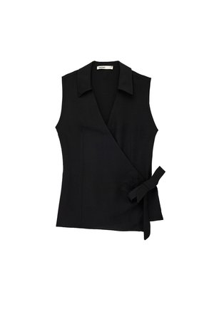 Koton, SLEEVELESS WRAP TOP . - Waistcoat - black