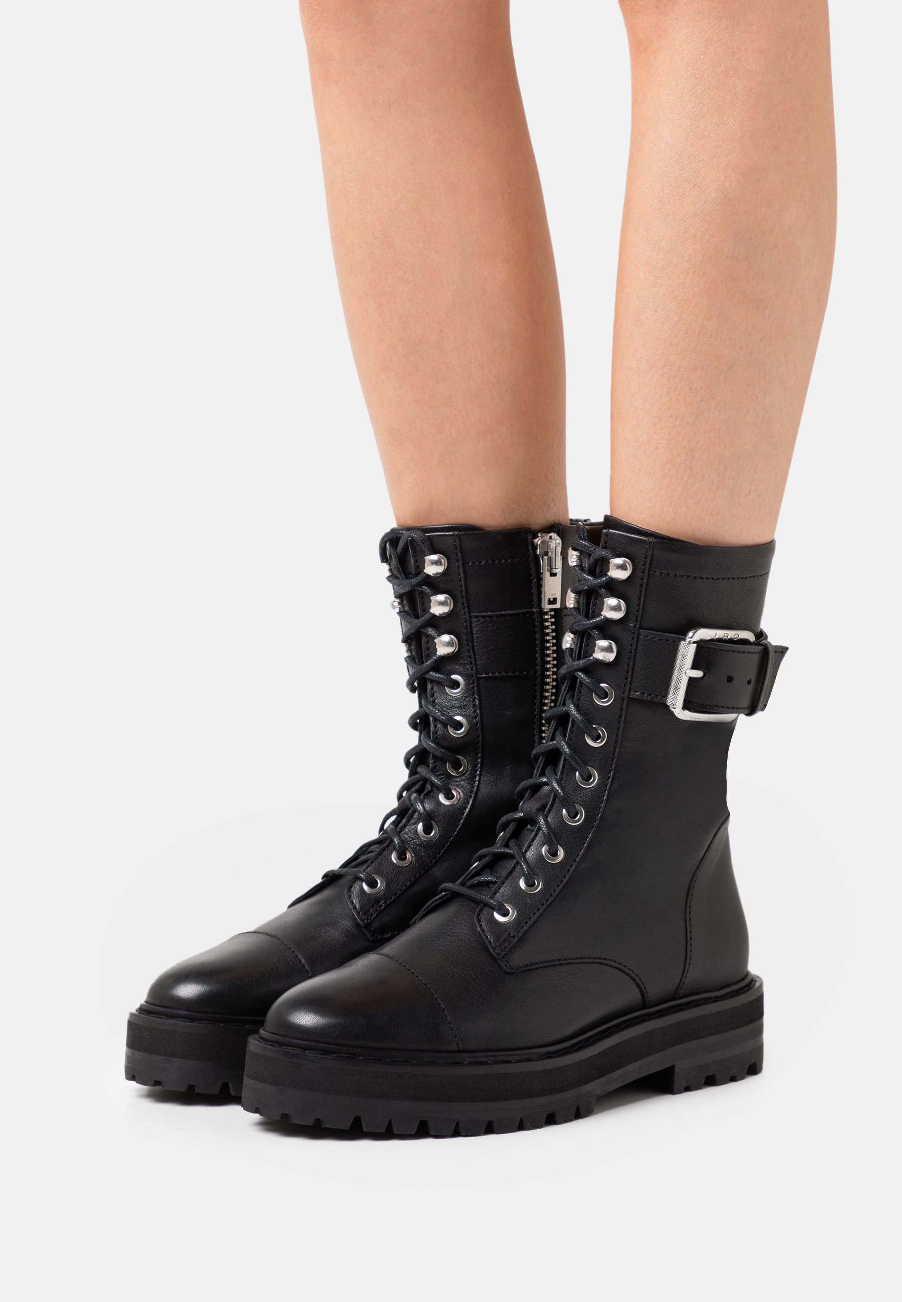 Iro BERNA - Botines con plataforma - black/negro - Zalando.es