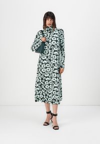 Marimekko CAVEA TUMMA - Jerseykjole - dark green/turquoise/black