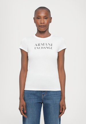 Print T-shirt - optic white