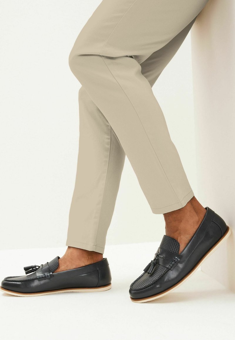 Next EMBOSSED TASSEL LOAFERS Mocasines navy/azul Zalando.es