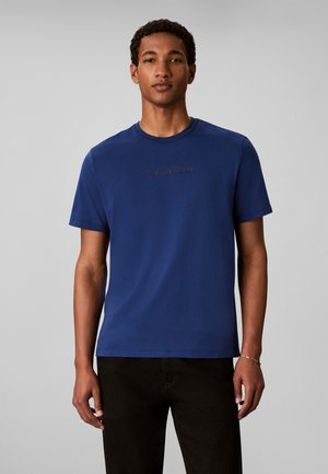 Calvin Klein, STANDARD LOGO CREWNECK TEE - T-shirt basic - estate blue