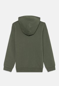 Calvin Klein Jeans BADGE ZIP THROUGH UNISEX - Sweat zippé - thyme