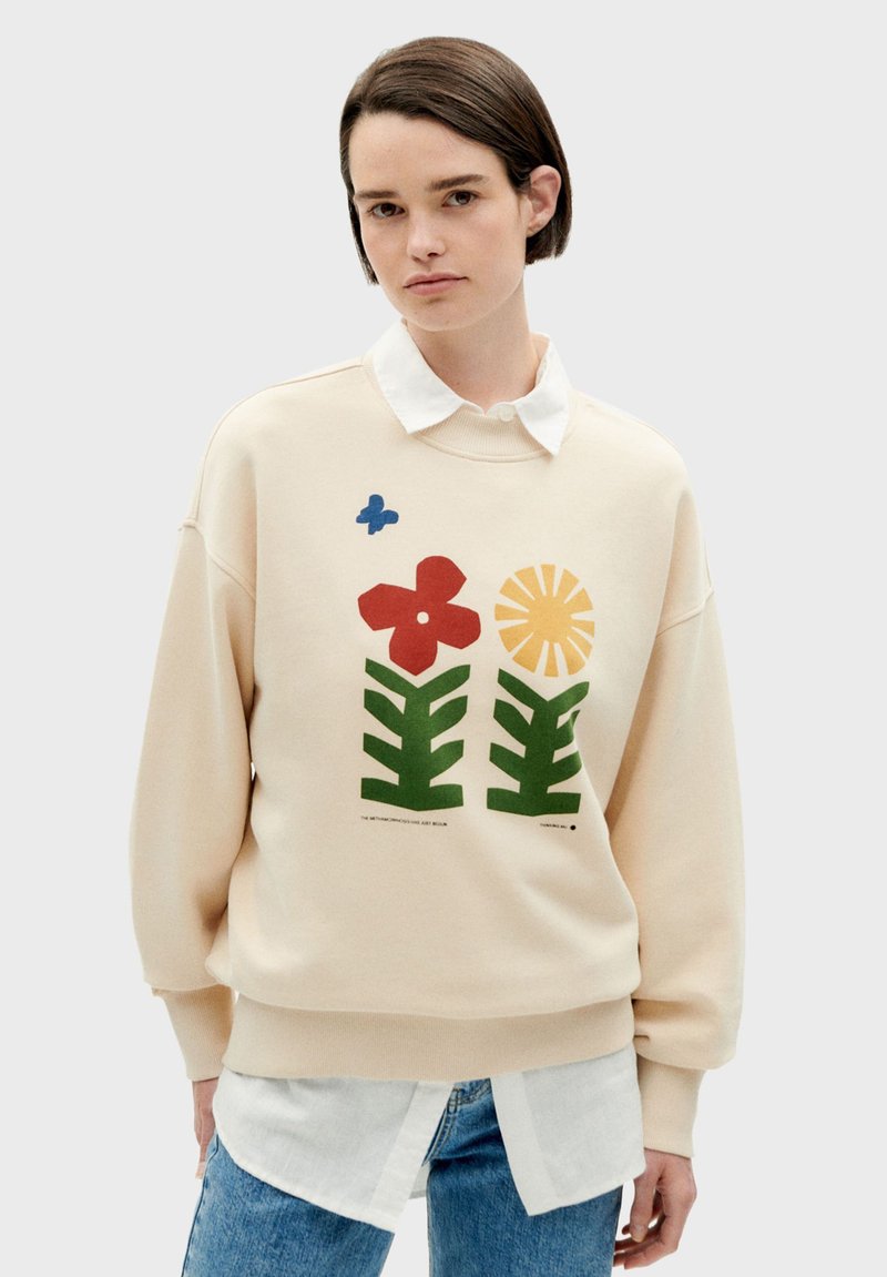 Thinking Mu METHAMORPHOSIS - Sudadera - ivory