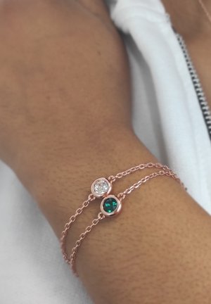 MYC Paris BIRTH2 PACK - Bracciale - or rosé   vert foncé