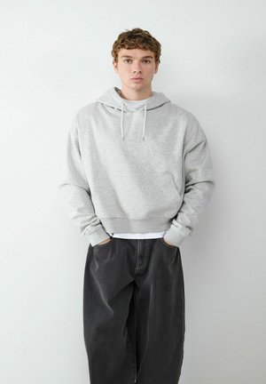 Balmohk, SWEATSHIRT REGULAR-FIT HOODIE - Hoodie - grey melange