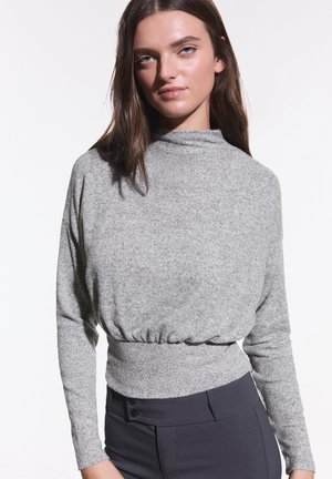 STRIPED SWEATER  - Svetrík - grey