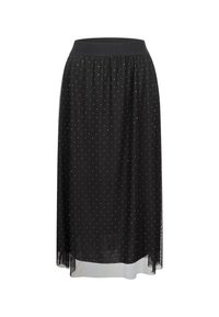 LONGFORM WITH RHINESTONES - A-linjainen hame - black