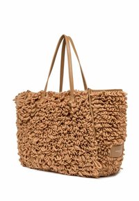 Gianni Chiarini MARCELLA CRAZY MAXI BOUCLÉ - Shopping bag - cammello