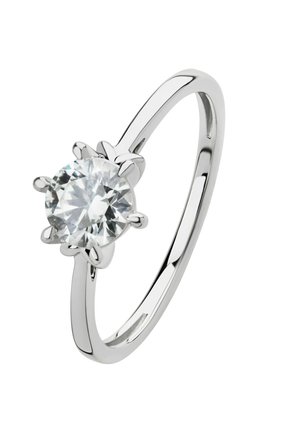 DAMENRING 585ER WEISSGOLD 1 DIAMANT - Ring - weißgold