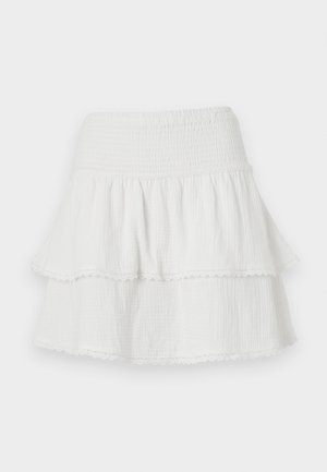 JDY, JDYTHEIS LIFE SMOCK SKIRT - Φούστα σε γραμμή Α - cloud dancer