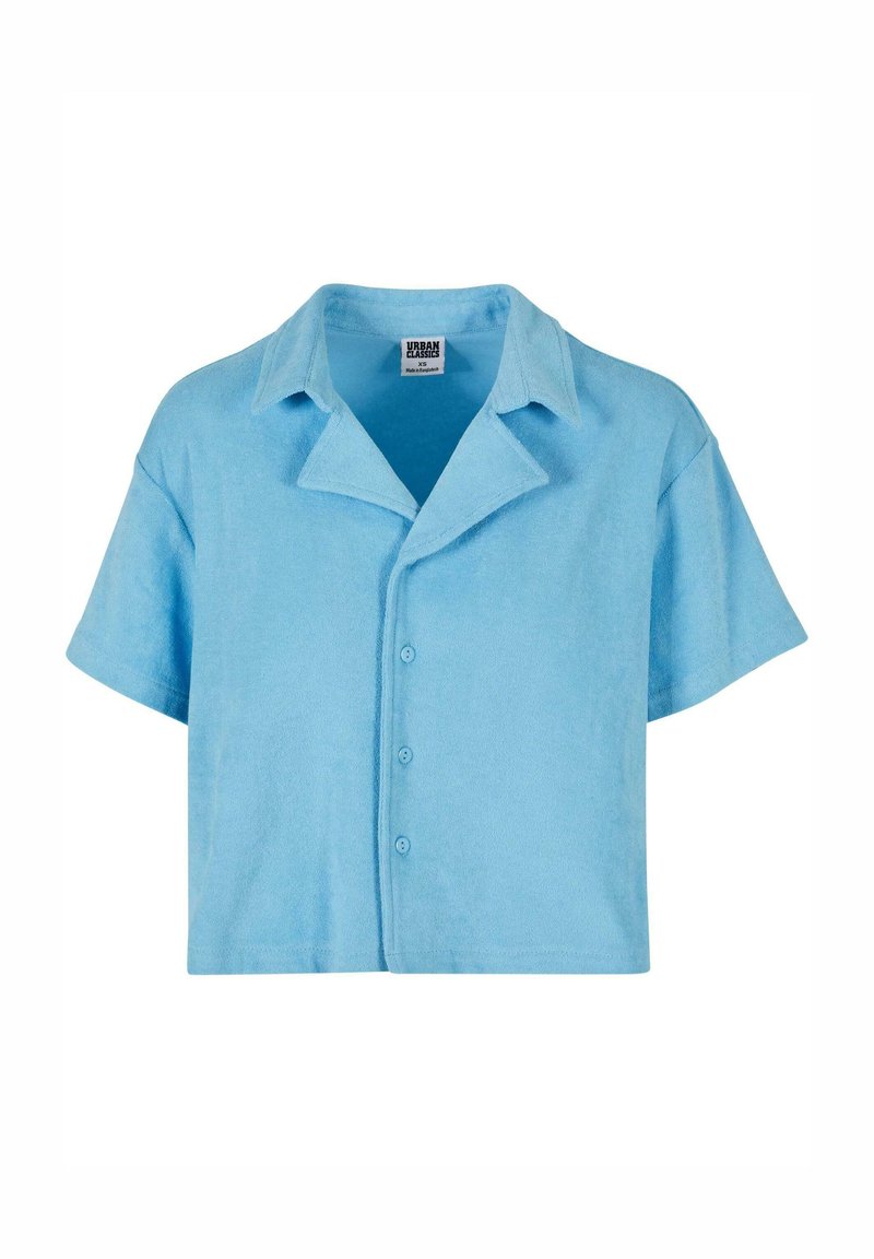 Urban Classics Overhemdblouse blauw Urban Classics Overhemdblouse blauw