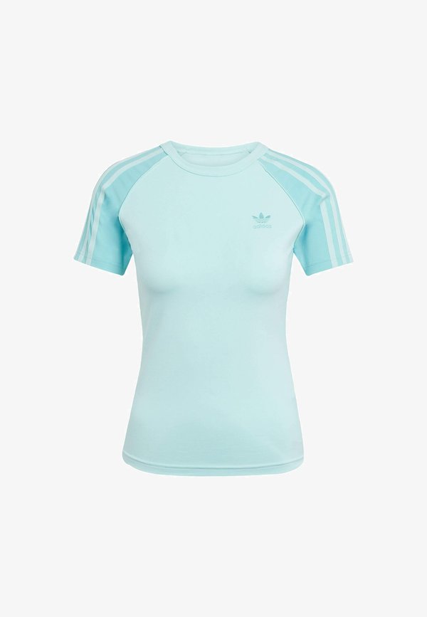 SLIM TEE - Print T-shirt - semi flash aqua3