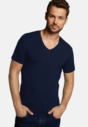 2 PACK - T-shirt - bas - navy