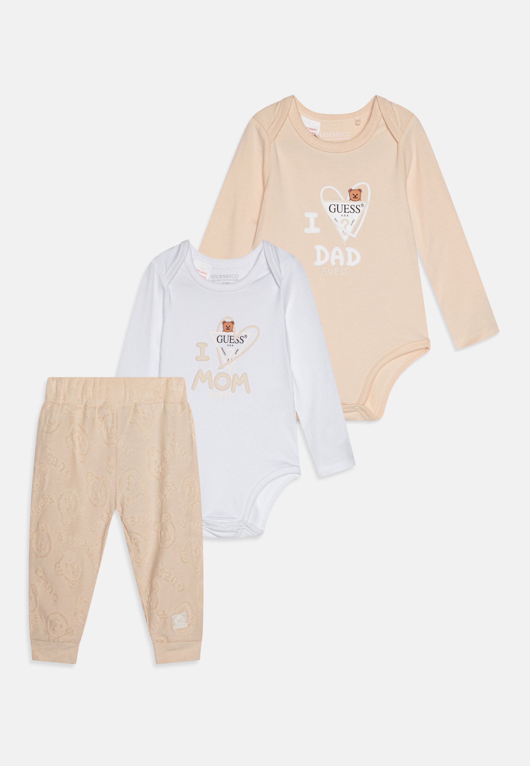 Guess BABY UNISEX SET Regalos para bebés sand grain/beige