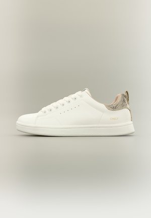 ONLY SHOES, ONLSHILO ANIMAL - Tossud - white/gold-coloured