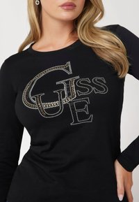 Guess STUDDED - Top s dlhým rukávom - schwarz
