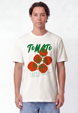 watapparel, TOMATO UNISEX - Print T-shirt - off white