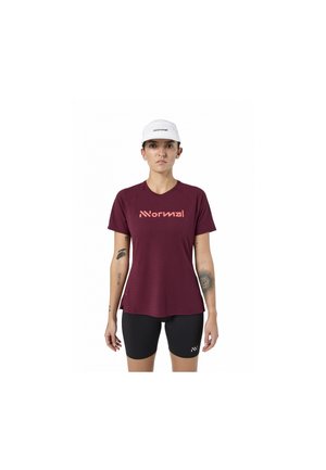 NNormal, RACE T-SHIRT 02 UNISEX - T-shirts med print - burgundy