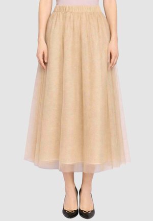 GONNA - Gonna a campana - beige