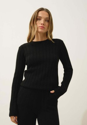 SORREL 6-PLY CREW NECK - Pullover - black