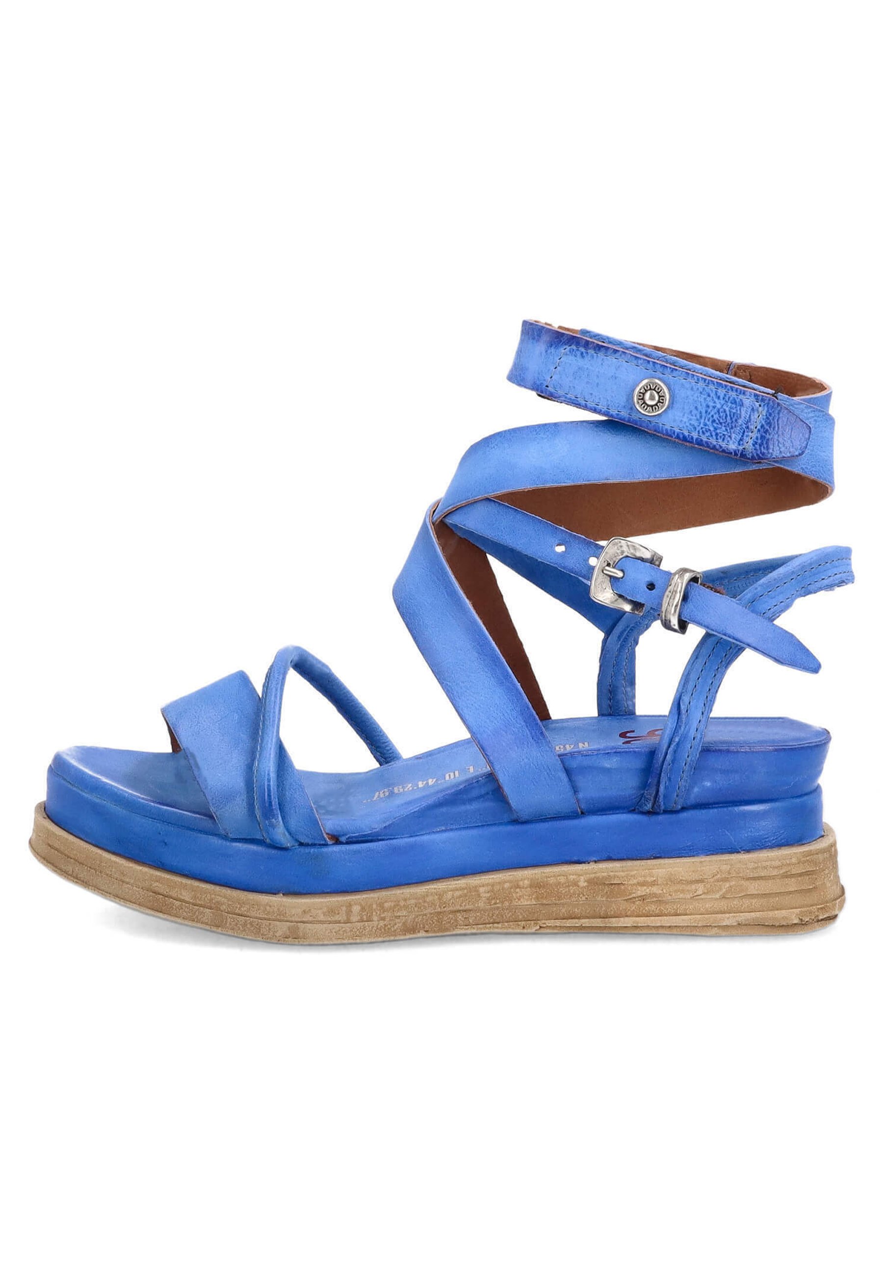 A.S.98 Sandalen met plateauzool - klein/blauw - Zalando.nl