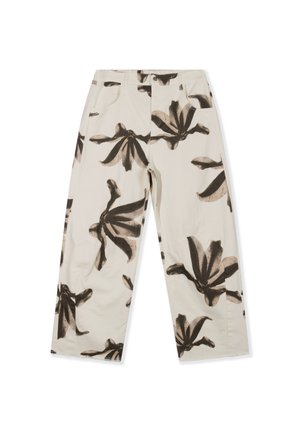 10DAYS, 10DAYS BOTTOMS WESTERN PANTS FLOWER - Wide Leg - ecru