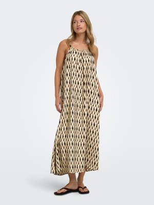 ONLY KLEID ONLINES LANGES KLEID - Robe longue - brown rice