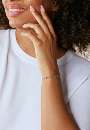 Lucardi, STATEMENT - Bracelet - silver-coloured zirconia
