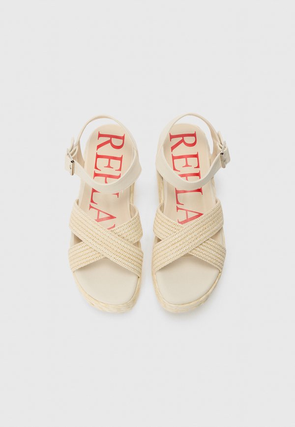 DIANE ROPE - Platform sandals - ivory3