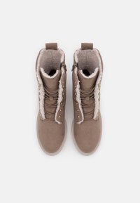 s.Oliver Lace-up ankle boots - taupe