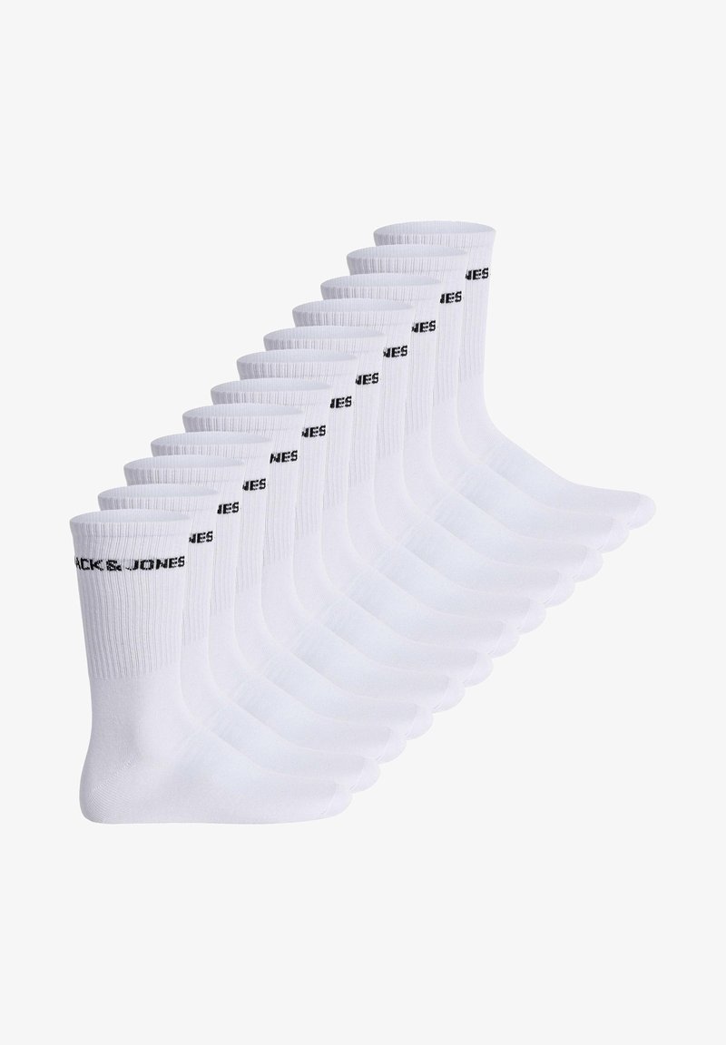 Jack & Jones TENNIS 12ER PACK - JACLOGO - Socken - weiß