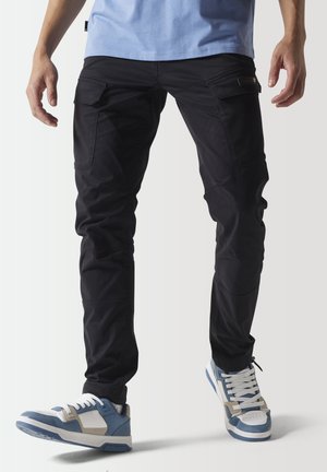 CORE SLIM FIT  - Pantalones cargo - black