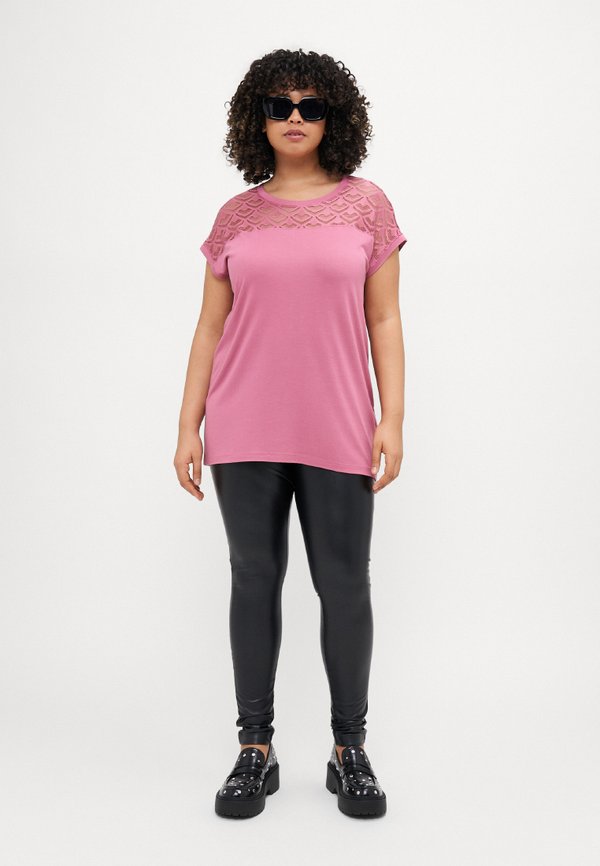 CARFLAKE LIFE MIX - Basic T-shirt - heather rose2