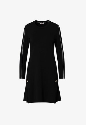 LIU JO, LIU JO SHORT DRESS IN PUNTO MILANO FABRIC - Φόρεμα από ζέρσεϊ - black