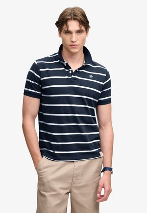 Superdry & Co, VINTAGE STRIPE - Poloshirt - navy stripe
