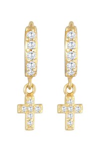 Elli CROSS - Orecchini - gold-coloured