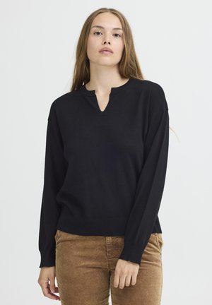 VNECK   - Neule - black beauty